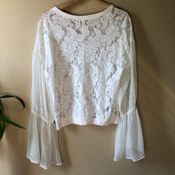 Free People Something Like Love Blouse L - Picture 7 of 8